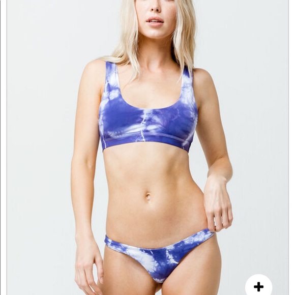 DIPPIN' DAISY'S Baja Tie Dye Bikini-top S bottom L - Picture 2 of 14